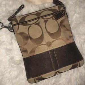 Coach class brown crossbody bag